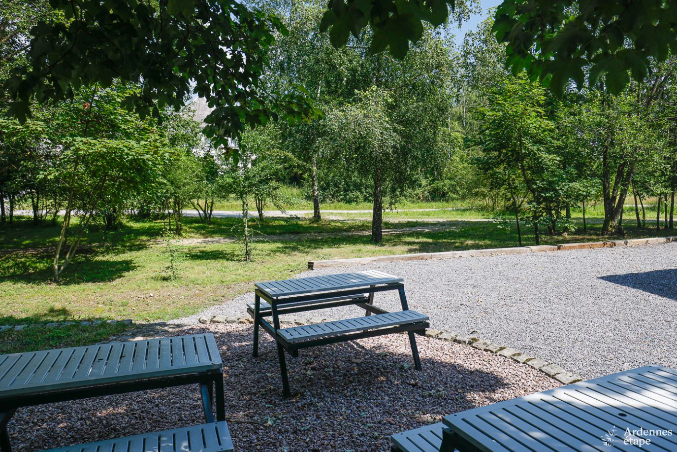 Jardin, terrain d'activités de groupe